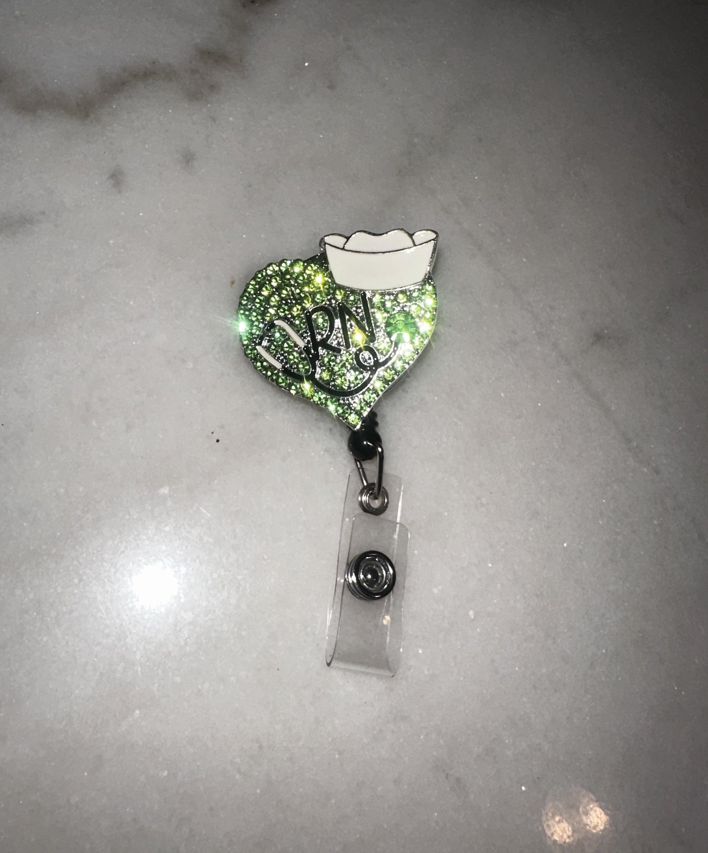 Rhinestone Badge Holder