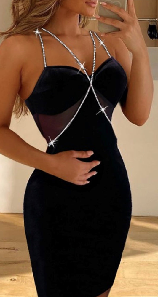 Bling strap Dress