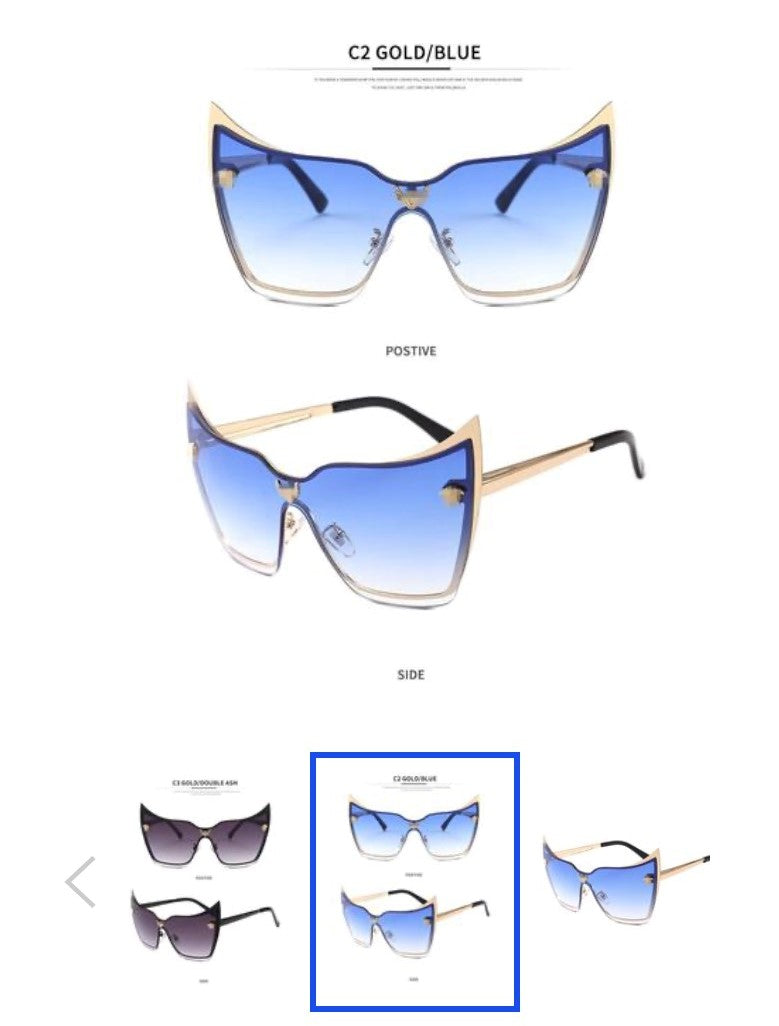 Cat woman styled Sunglasses