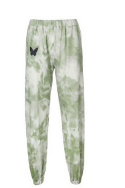 Tie dye butterfly sweat suit $7.99 each piece (top & Bottom)