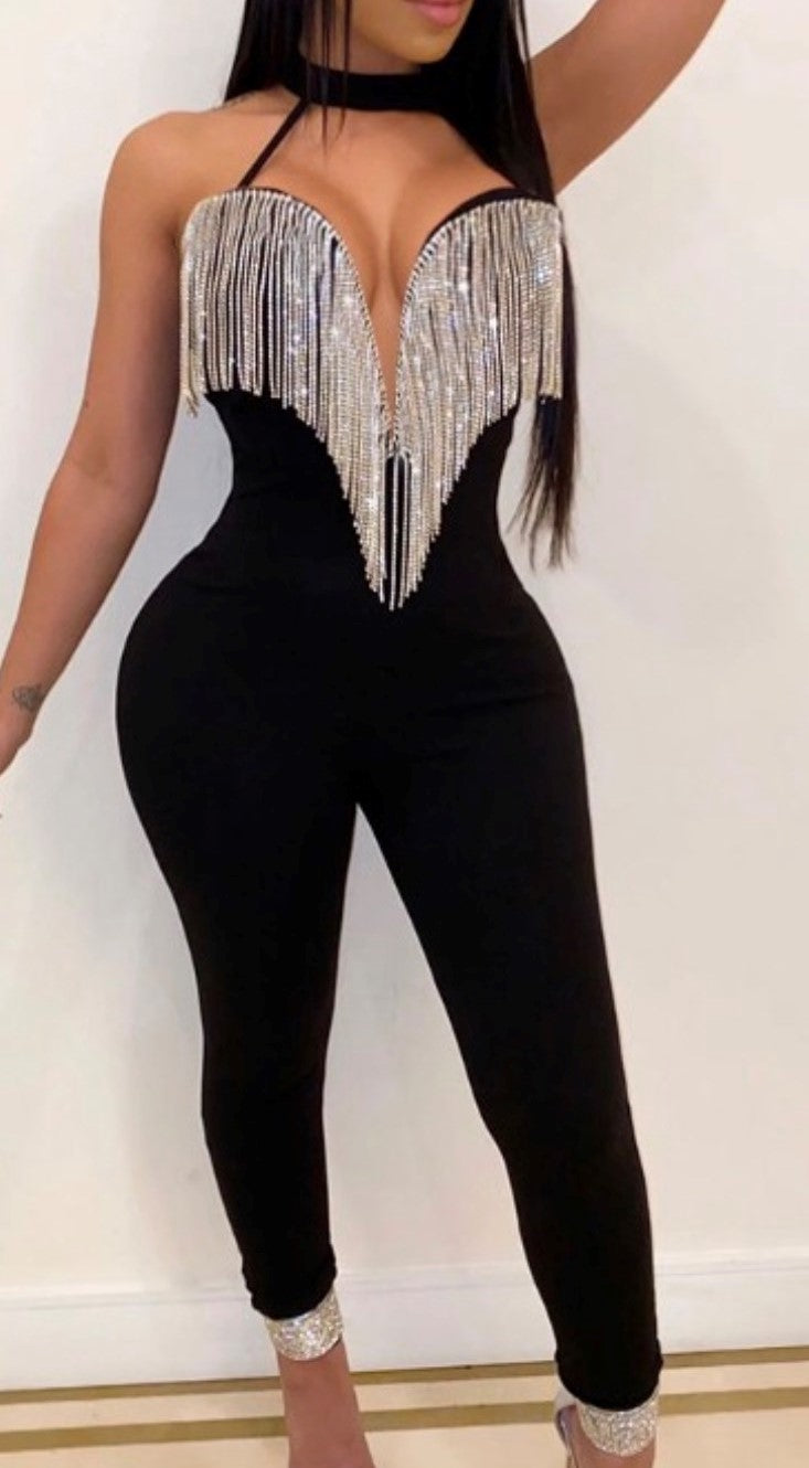 Shimmer Top Jumpsuit