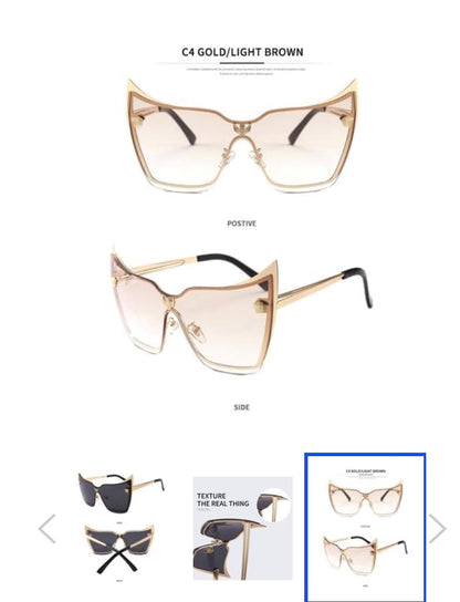 Cat woman styled Sunglasses